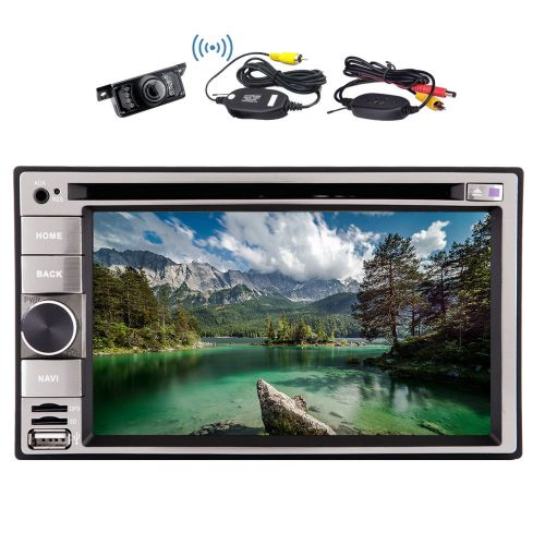 2 din in dash auto radio car gps navigation stereo dvd player mp3/avi/1080p+cam