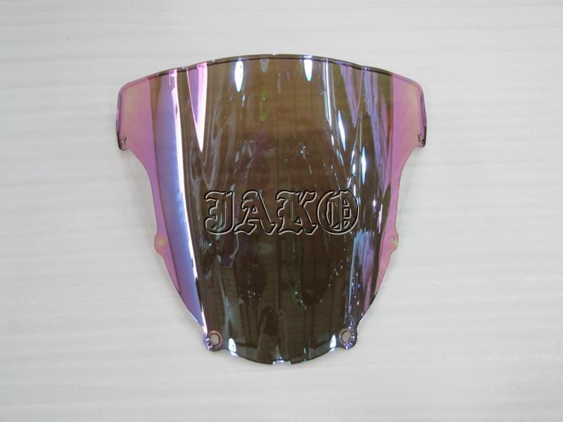 Windshield light iridium racing windscreen for kawasaki ninja zx-6r 2003-2004
