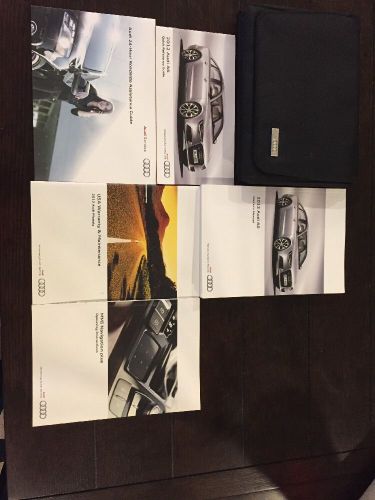 2012 audi a6 owners manual set