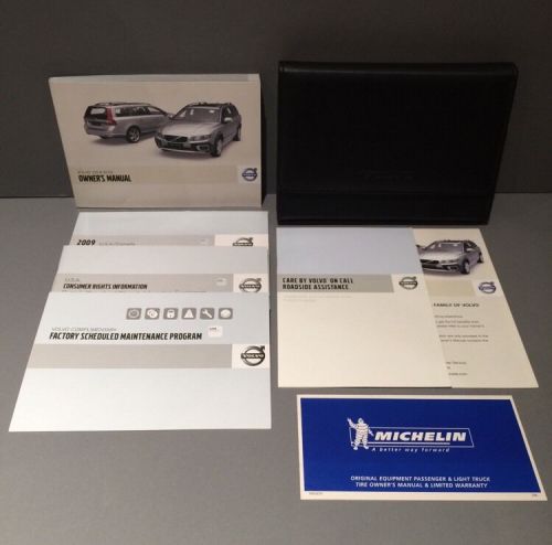 2009 volvo v70 &amp; xc70 owners manual set portfolio