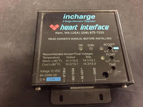 Heart interface incharge smart three stage alternator regulator