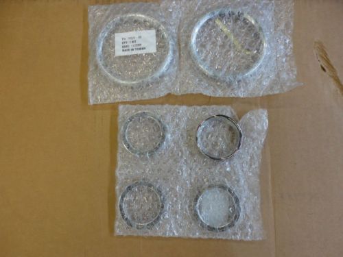 Harley chrome gauges bezel sets: speed/tach 74541-00 2&#034; gauge set 74550-92t