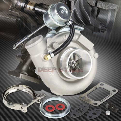 T04e ar.63 billet compressor wheel upgrade v-band flange turbo charger+wastegate