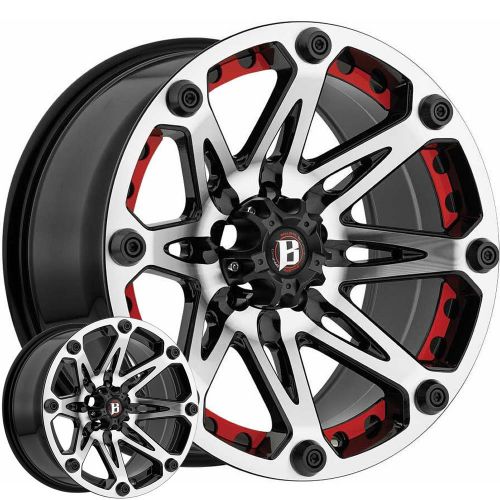 17x9 machined black ballistic jester 6x135 +12 rims discoverer stt pro tires