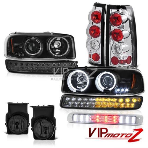 03-06 sierra wt high stop light foglights taillamps signal ccfl headlamps euro