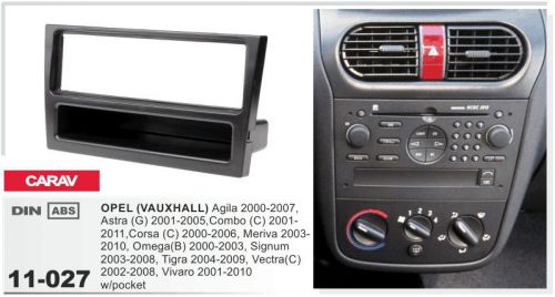 Carav 11-027 1din car radio dash kit opel astra combo omega tigra vectra vivaro