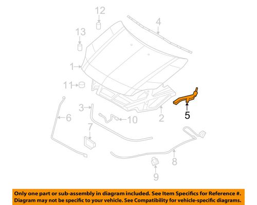 Ford oem hood-hinge right 6e5z16796a