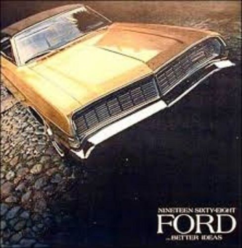 1968 ford galaxie &amp; full size sales brochure