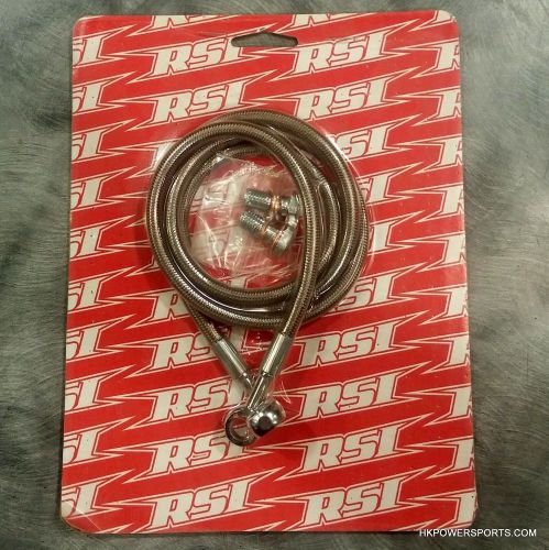 New rsi extended length brake line ski doo rev braided stainless steel extension