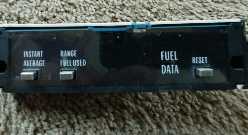 1984 cadillac eldorado/seville fuel data display