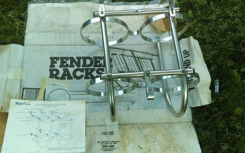 Taylor made #2007 - fender rack s/s double rack only fits up to 7&#034;