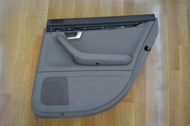 Audi a4 b6/b7 rear right door card [platinum grey leather] 8e0867306 8e0 867 306