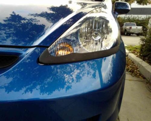 Honda 06-08 fit jdm jazz headlights lower eyebrows under eyelids