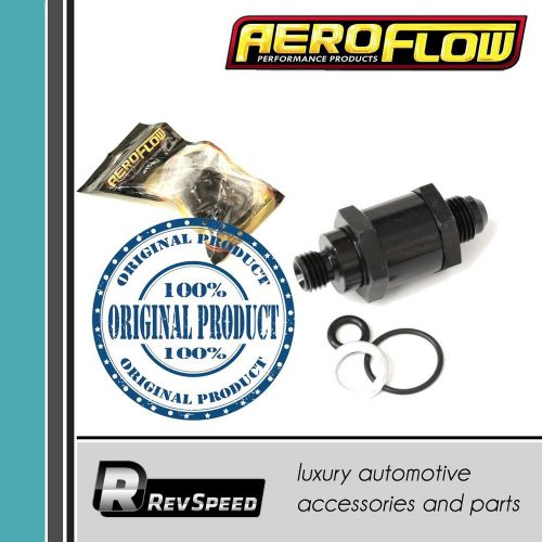 Aeroflow performance efi fuel pump check valve -6an m12 x 1.5mm af615-06blk