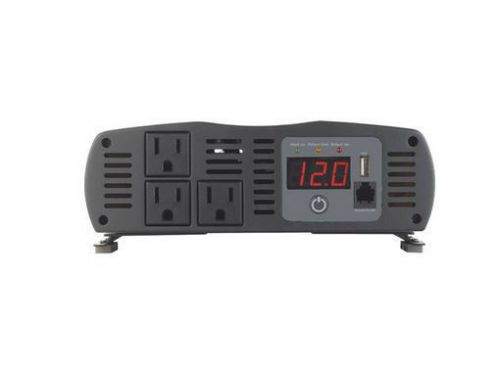 Car 2500-watt triple-outlet power inverter usb port charger phone laptop tv dvd