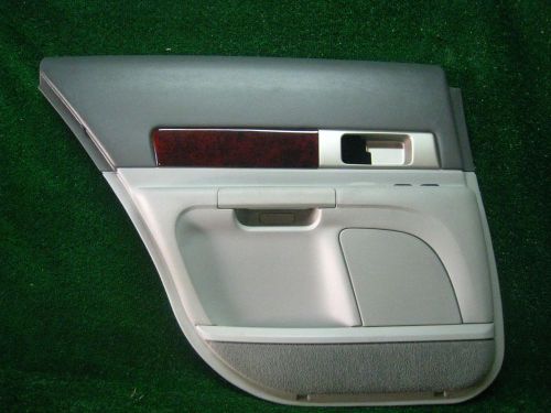 2006 lincoln ls lh rear pass interior door panel skin trim cover gray in color