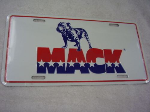 Mack truck   license plate