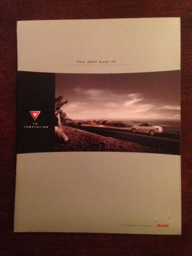 2001, 02, 03, 04 &amp; 05 audi tt roadster/coupe sales brochures (5 new brochures) –