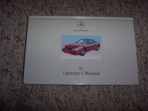 2001 mercedes benz sl sl500 sl600 500 600 coupe convertible owner owner&#039;s manual