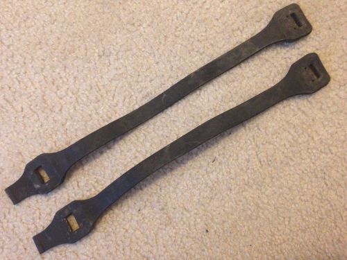 Porsche 911 vintage air cleaner housing cover strap rubber pair