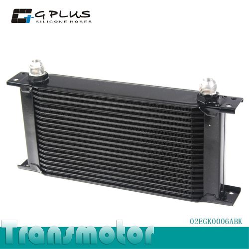 19 row an-10an universal engine transmission oil cooler black