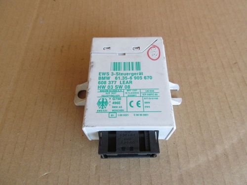 Bmw m3 e46 convertible anti-theft immobilizer control unit module 61356905670