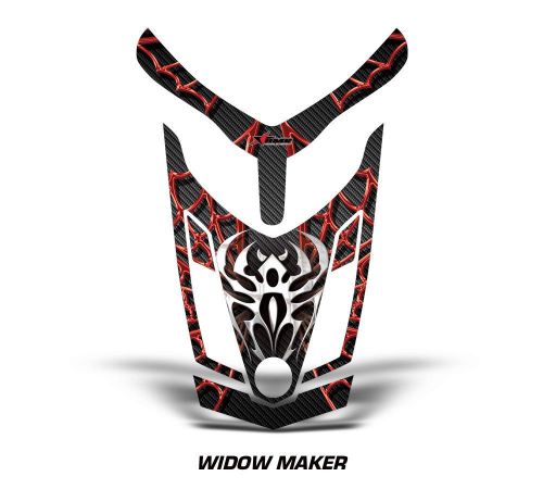 Ski doo rev xr gsx summit sled sticker decal hood graphic kit 2013 widow - red