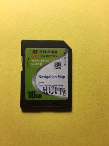 Hyundai oem navigation sd card # 96554-b8100