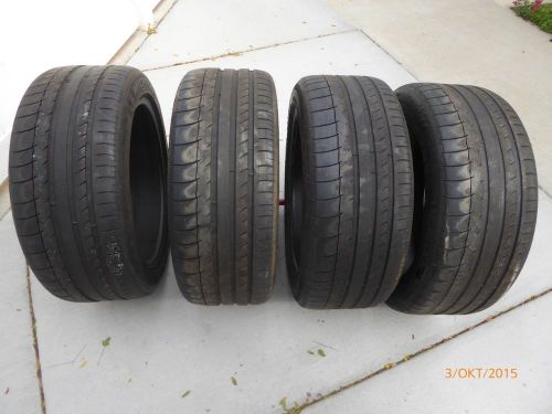 Set (4) tires michelin 245/45zr18