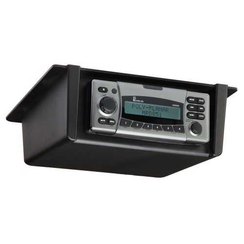 Polyplanar radio mount underdash/overhead - black