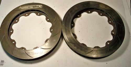 Brembo 1 1/4&#034; rear brake rotors 10 bolt nascar arca #09.9222.71 &amp; .81