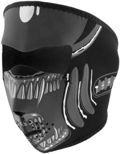 Zan cold weather water/wind resistant neoprene facemask,alien/gray,osfm