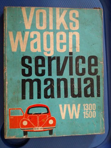 Volkswagen service manual - vw 1300 1500 - robert bentley  1966-1968