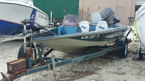 Bassboat /pro craft 1540v with a mariner 100hp ob freshwater use only/w trailer