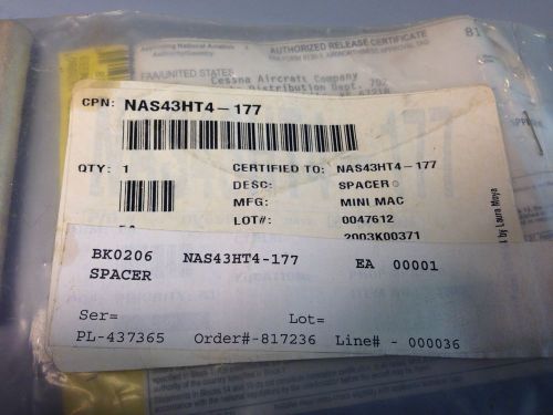 Nas43ht4-177 spacer  cessna