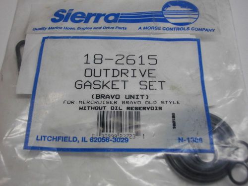 Sierra marine 18-2615 mercruiser bravo outdrive gasket set 16755q1 old style