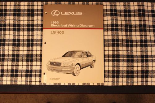 1993 lexus ls400 ls 400 factory electrical wiring diagram manual