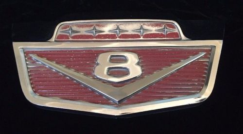 1960&#039;s vintage ford truck v8 grill emblem ornament