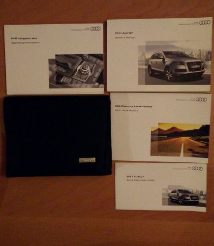 2011 audi q7  owners manual mmi navigation #295