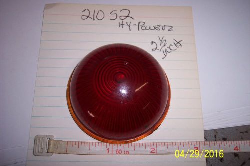 Hy power amber glass side marker lens part # 21052