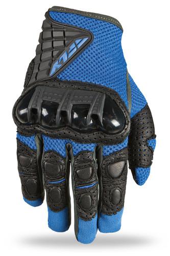 Fly racing coolpro force motorcycle gloves - blue/black - adult md (medium)