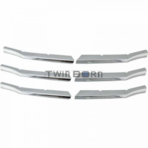 For 08-10 honda accord 4-door sedan abs triple chrome center bumper grill cover