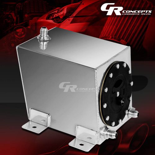 1 gallon lightweight polished aluminum gas fuel cell tank+level sender+foam