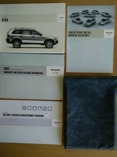 Volvo xc90  owners manual 2004 - 2006 great condition #345