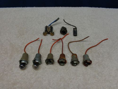 ~vintage~1959 dodge coronet/custom royal instrument panel light bulb socket lot~