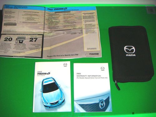 Mazda 6 owner manual with case