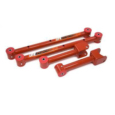 Umi performance a-arms rear upper/lower tubular black powdercoated steel pair