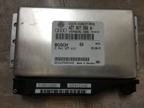 Audi a6 allroad 2.7 electronic stability control module 4z7 907 389a version d55