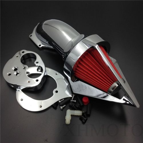 For kawasaki vulcan 1500 1600 classic 2000-2012 chrome cone spike air cleaner