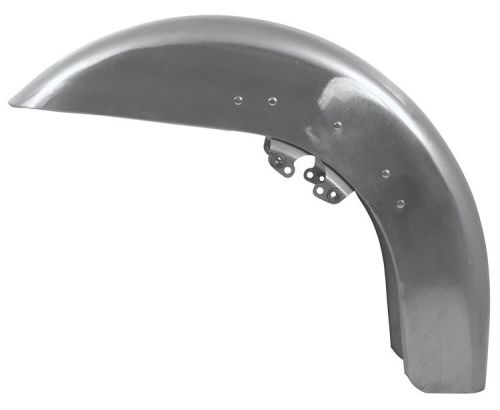 Front fender for harley touring models 2014 &amp; newer unpainted steel smooth flhx